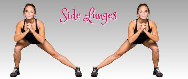 Side Lunges for Knock Knees