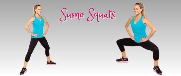 Sumo Squats for Knock Knees