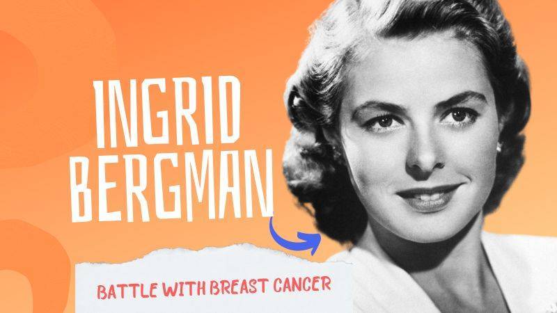 Ingrid Bergman's battle with cancer
