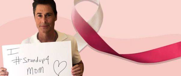 Rob Lowe stand up for Family in Breast Cancer Awareness